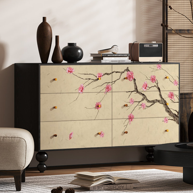 Six-Drawer Large-Capacity Sideboard