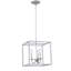Luminaire suspendu carré 3 lumières lanterne Tarbox-652614838