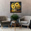 «Sunflowers In Pitcher» par Ashley Bradley, art mural sur toile-688097681