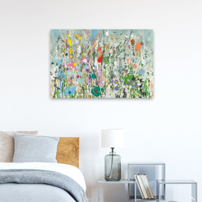 Motif floral abstrait - Jardin de graffiti