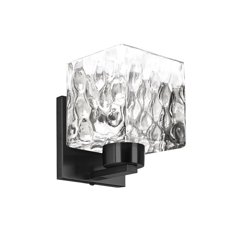 Applique murale Dareon 1 - noir mat, Clair