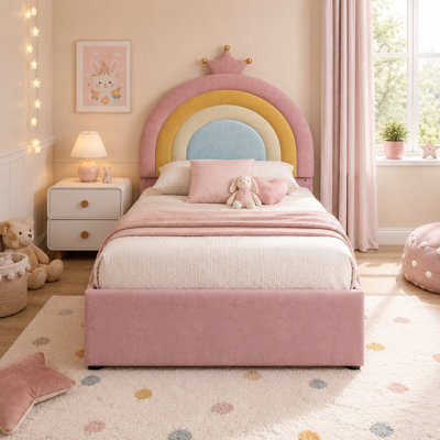 Upholstered Bed with 2 Drawer