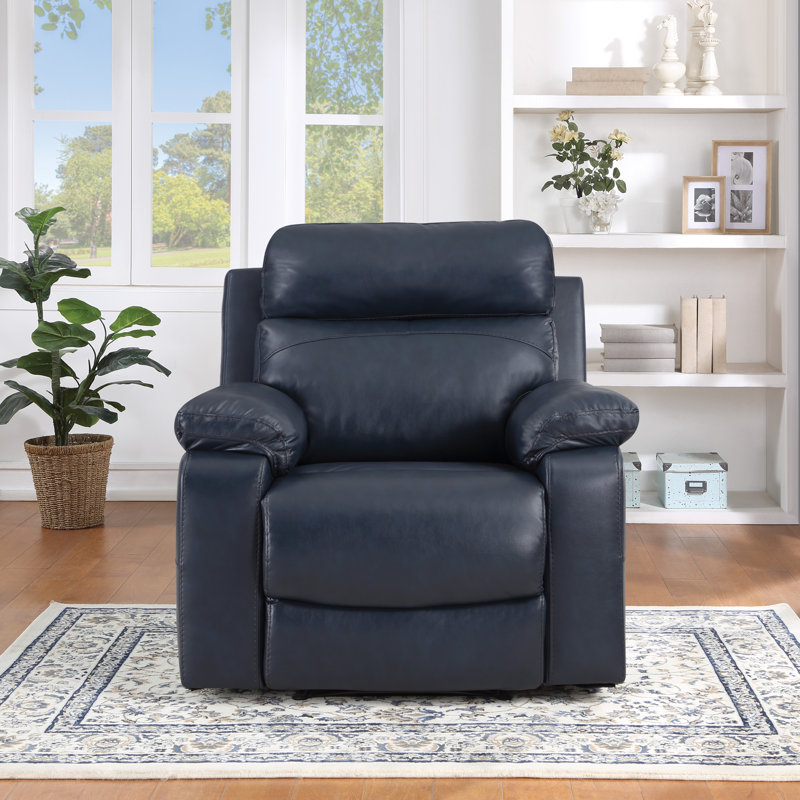 Fauteuil inclinable Bryson, Bleu marine foncé