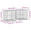 Aleida Steel Outdoor Bench-955263263-955263249