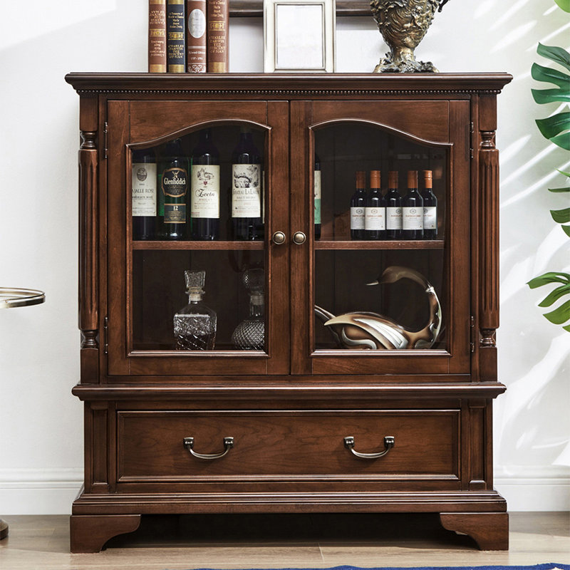 Buffet en bois manufacturé noyer massif