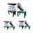 KICK Morpheus 55″ 5 in 1 Multi-Game Table Combo Arcade Set for Home, Game Room, Friends & Family-90998589