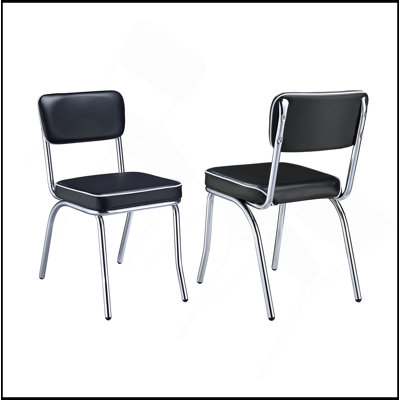 Ensemble de 2 chaises d'appoint rembourrées
