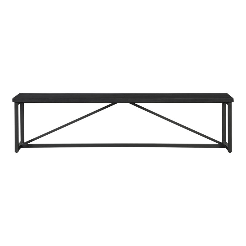 Sierra Dining Bench, Black
