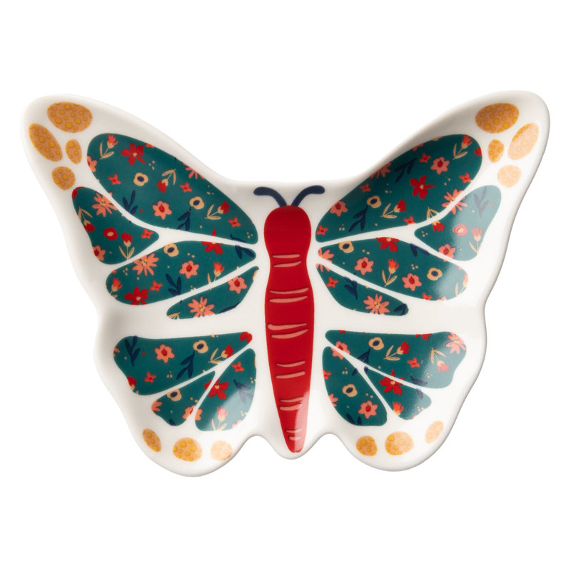 PLATEAUX À BIJOUX EN CALICO PAPILLON