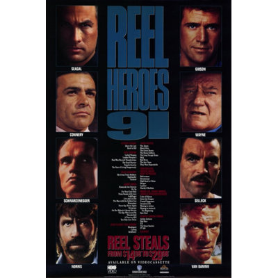 Pop Culture Graphics " Reel Heroes Movie Poster "