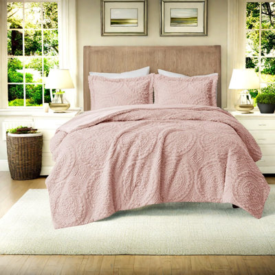 Ultra Plush Bedding Sets, Polyester Faux Fur Medallion For Modern Home
