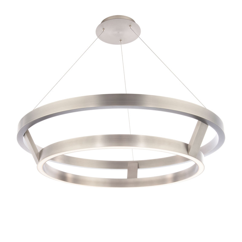 Imperial 1 - Light LED Pendant, Brushed Nickel