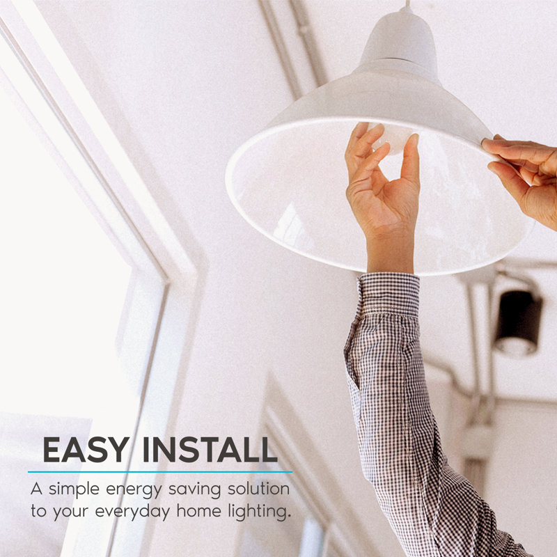 9 Watt (60 Watt Equivalent), A19 LED, Dimmable Light Bulb, GU24/Twist and Lock Base, 2700K