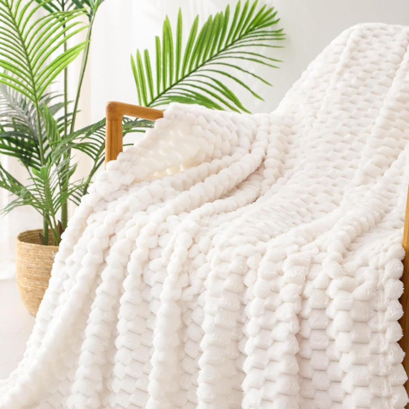 Machine Woven Heated Throw Blanket