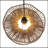 Pendant Lamp - Black And Natural