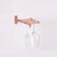 QuirkHub Wall Mounted 2 Wine Glass Rack