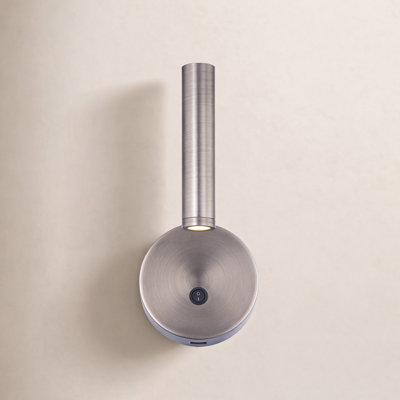 Sprig 4.375" Dimmable LED Reading Light with USB Port, 3000K