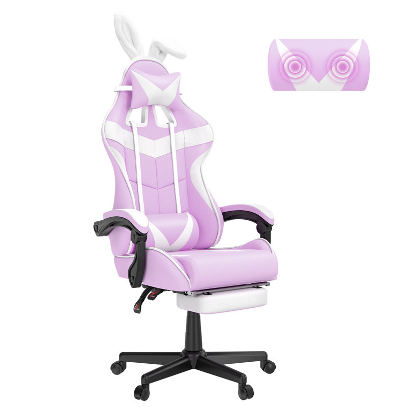 Fauteuil de jeu ergonomique pour adultes Soontrans, Mauve clair