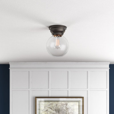 Chippewa Glass Flush Mount