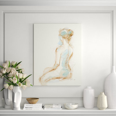 «Gesture in Moment I» par Janice Sadler - impression sur toile tendue
