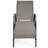 Ailise Outdoor Metal Chaise Lounge