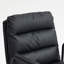 Chaise de bureau avec roulettes et fauteuil pivotant en cuir PU