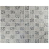 Geometric Area Rug in Ivory