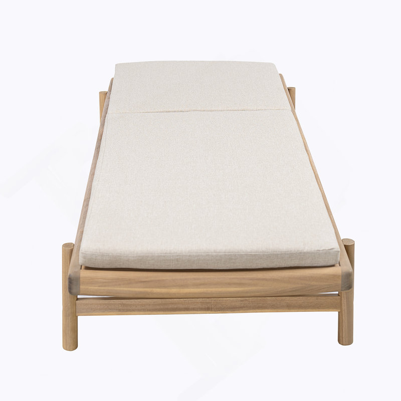 Chaise longue avec coussin Mallacia