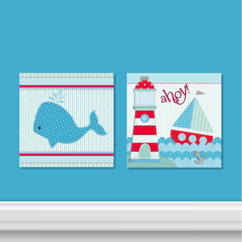 Ahoy! 2 reproductions d’art sur toile