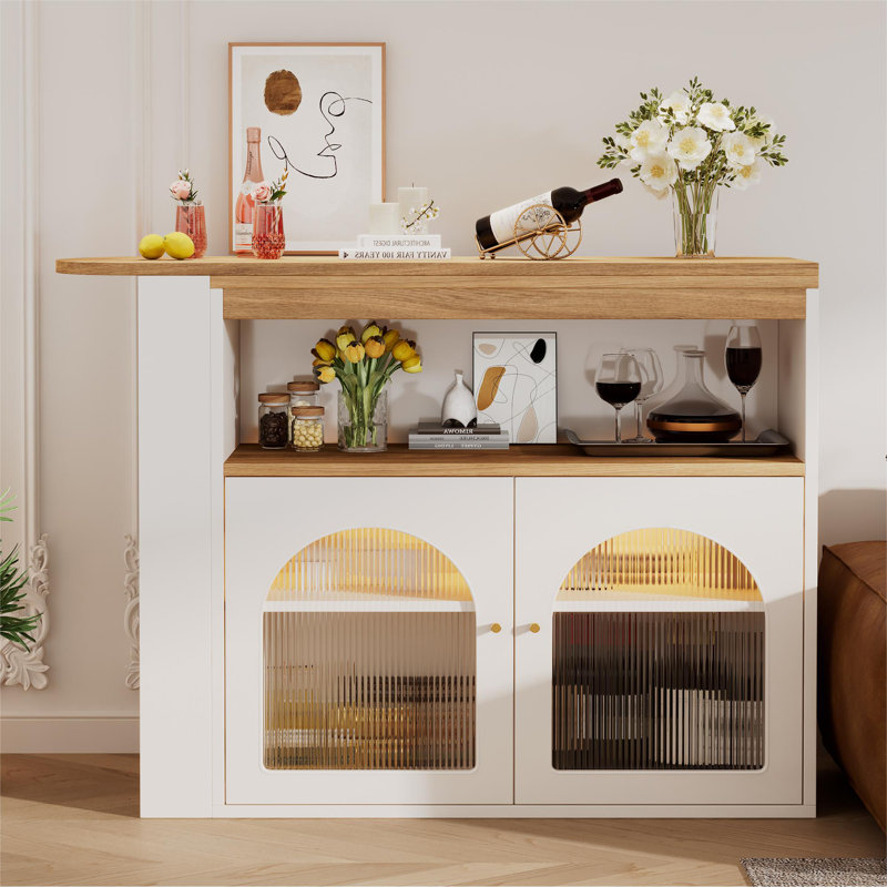 Akrivi 39cm Mini Bar, White