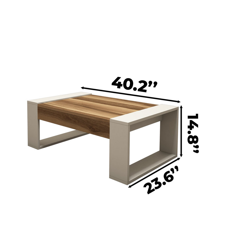 Table basse rectangulaire
