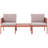 Jarif Metal 2 - Person Seating Group with Cushions-1619402400-1619402406