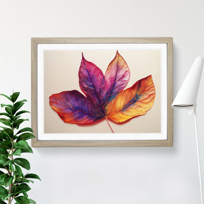 Watercolour Plant Leaf Vol.1 - Framed Print