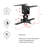 ProMounts Premium Universal Overhead Ceiling Projector Mount, Supports up to 44lbs