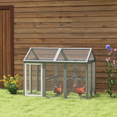 Chicken Coop with Roosting Bar For Up To 3 Chickens