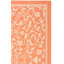 Tapis intérieur / extérieur à motif floral terre cuite / naturel Arneshia-1419835385
