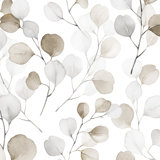 Flora Collection Eucalyptus Trailing Leaf Wallpaper Roll