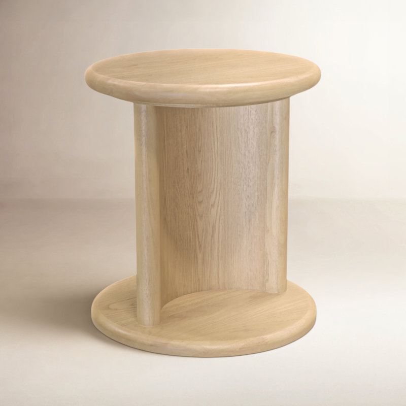 Table de bout Circa, Chêne clair