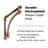 Half Round Shelf Bracket-45638570-45638571