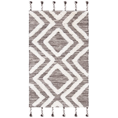 Alimatou Hand Tufted Wool Geometric Rug