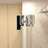 60" Width x 72"Height Single Sliding Shower Door,5mm fixed glass and 6mm sliding glass Frameless ,  Clear Tempered Glass, Stainless Steel handle,Chrome-124324542