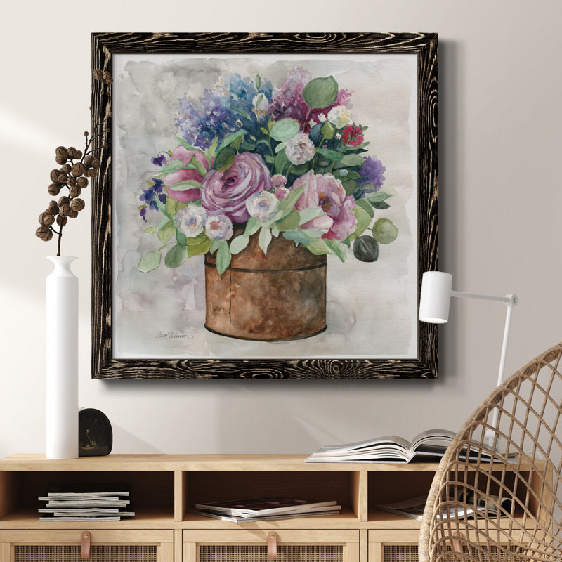 «Playful Nature 6», reproduction d'art sur toile encadrée, H 27,5 po x l 27,5 po x P 1,5 po, Cadre noir