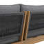 Ensemble de conversation modulaire pour patio avec coussins Divacia Acacia pour 5 personnes-1714502749