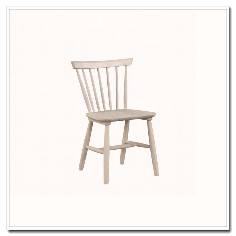 Dining Chair Spindle Back, White Oak