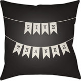 Indoor/Outdoor Reversible Throw Pillow