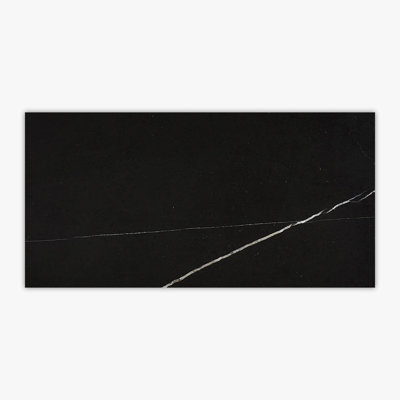 Carreau de marbre et de mur 6 po x 12 po Nero