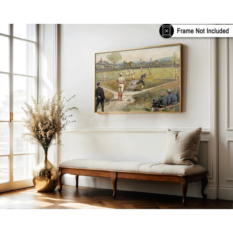 Baseball, Unframed, Poster, 12"H x 16"W
