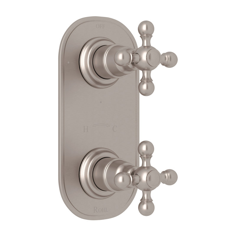 Arcana™ 1/2" Thermostatic Trim with Diverter, Satin Nickel