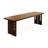 Nut-brown Rectangular Solid Wood writing desk-117867030