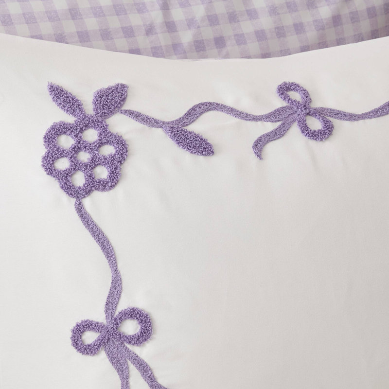 Ensemble d'édredon 4 pièces Tiffany, Twin/Twin XL, Purple